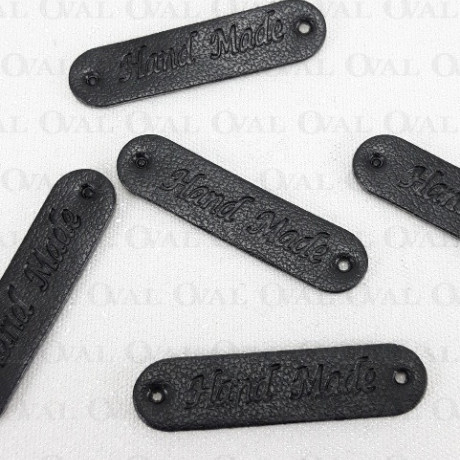 Naszywka z ekoskóry HANDMADE 10 lub 50szt 1787