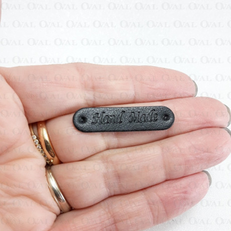 Naszywka z ekoskóry HANDMADE 10 lub 50szt 1787