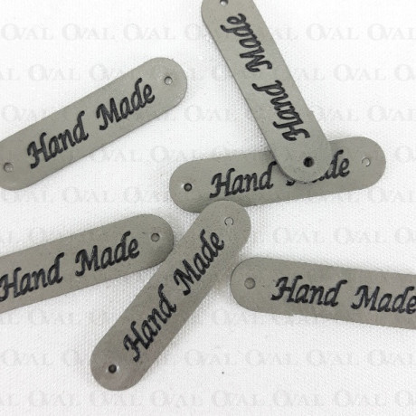 Naszywka z ekoskóry HANDMADE 10 lub 50szt 1787