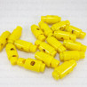 Stopery plastikowe 10 lub 50szt żółty 5090