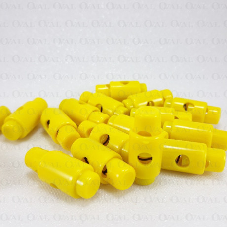 Stopery plastikowe 10 lub 50szt żółty 5090