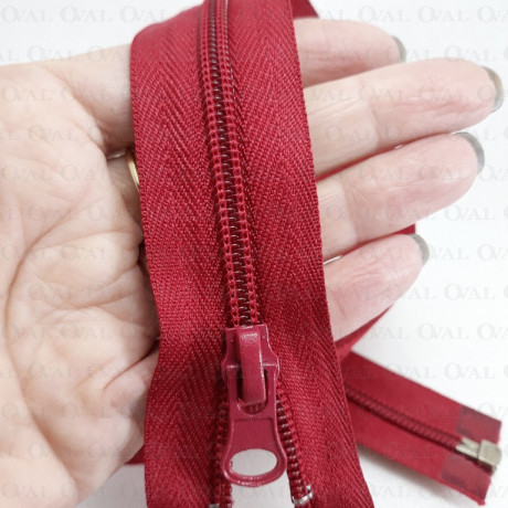 Zamki *5 rozdzielcze 55cm bordo 5094