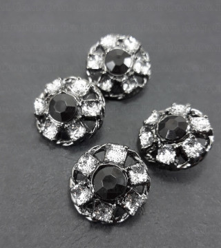 Guziki metalowe 20mm/10szt 3369