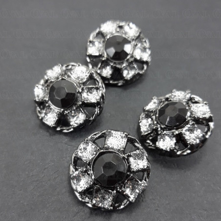 Guziki metalowe 20mm/10szt 3369