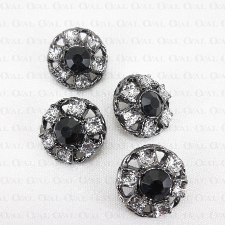 Guziki metalowe 20mm/10szt 3369