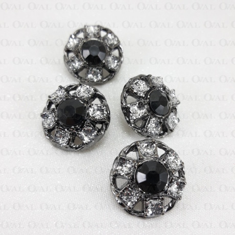 Guziki metalowe 20mm/10szt 3369