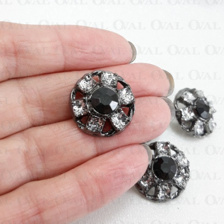 Guziki metalowe 20mm/10szt 3369