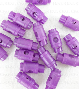 Stopery plastikowe 10,50,200szt fiolet 5102