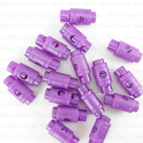 Stopery plastikowe 10,50,200szt fiolet 5102
