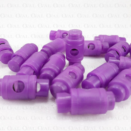 Stopery plastikowe 10,50,200szt fiolet 5102