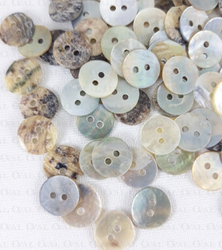 Guzik z naturalnej muszli 11,5mm/200szt  3734