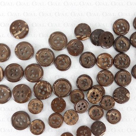 Guziki z kokosa pakiet 200szt , różne rozmiary 751