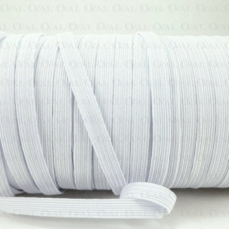 Guma w oplocie 4mm/100m  biała    2891