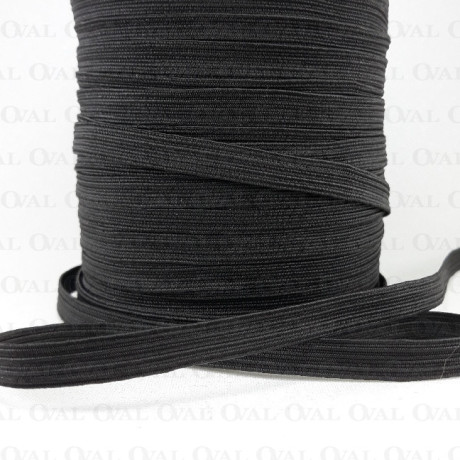 Guma w oplocie 8mm/100m czarna 2835