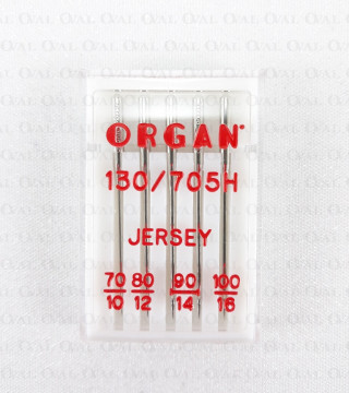 Igły półpłaskie MIX/5szt jersey 5119