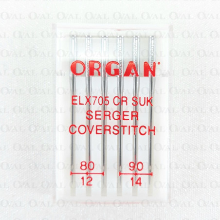 Igły półpłaskie owerlok 5122