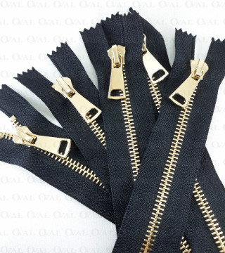 Zamki metalowe *8 dwusuwakowy 100cm   5004