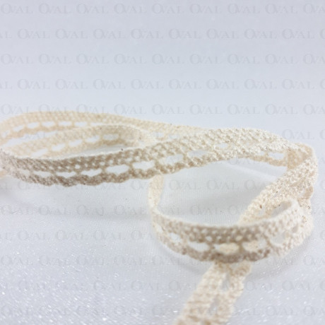 Cotton lace 9mm/1 or 25 yards ecru 2651