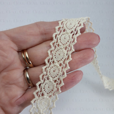 Koronka bawełniana 39mm,1988