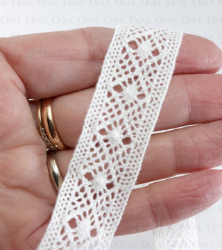 Koronka bawełniana 20mm /20y 3490