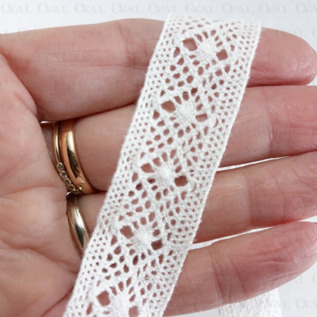 Koronka bawełniana 20mm /20y 3490