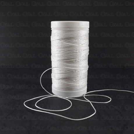 Nici poliestrowe grube 20/100m biał 5125