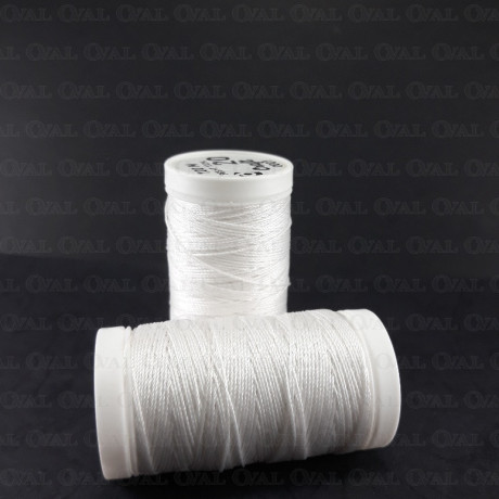 Nici poliestrowe grube 20/100m biał 5125