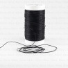 Nici poliestrowe grube 20/100m czarne 5126