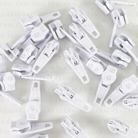 Suwak do taśmy pościelowej 3*/10szt lub 100szt metalowy z końcówką 5127