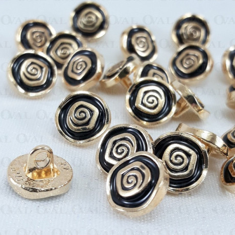 Guzik metalowy 10mm/10 lub 100szt 5141