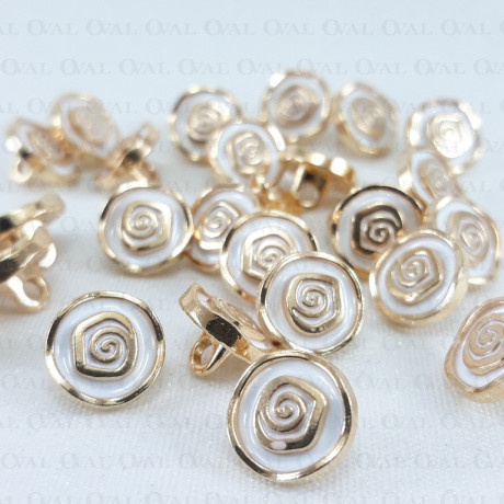 Guzik metalowy 10mm/10 lub 100szt 5142