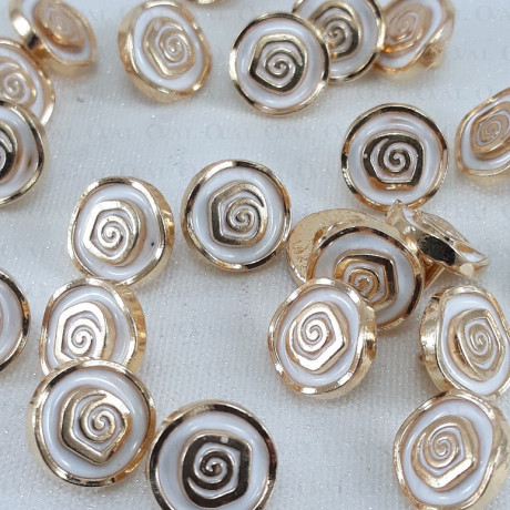 Guzik metalowy 10mm/10 lub 100szt 5142