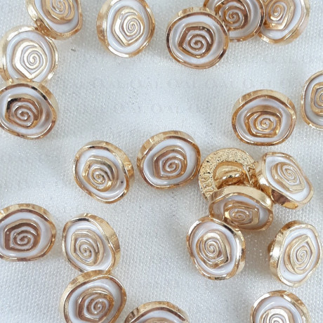 Guzik metalowy 10mm/10 lub 100szt 5142