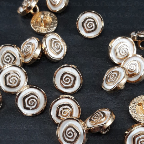 Guzik metalowy 10mm/10 lub 100szt 5142