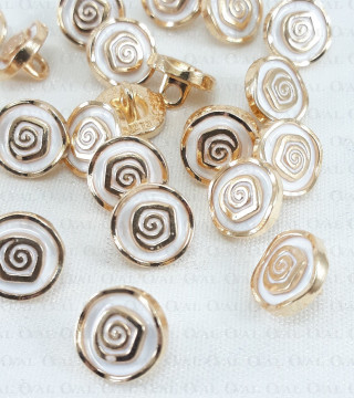 Guzik metalowy 10mm/10 lub 100szt 5142