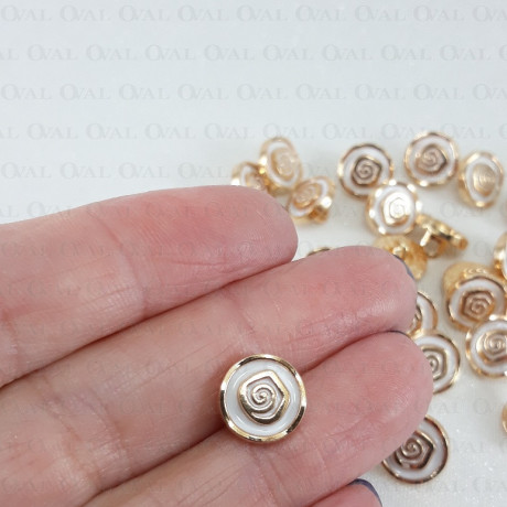 Guzik metalowy 10mm/10 lub 100szt 5142