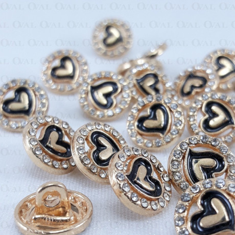 Guzik metalowy 11,4mm/10 lub 100szt 5143