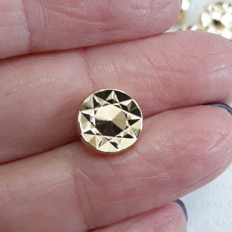 Guzik metalowy 10mm/10 lub 100szt 5144