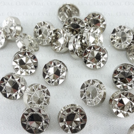 Guzik metalowy 10mm/10 lub 100szt 5145