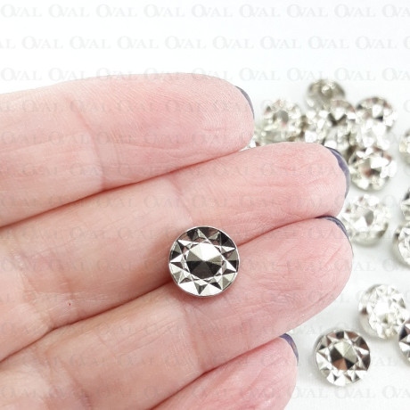 Guzik metalowy 10mm/10 lub 100szt 5145