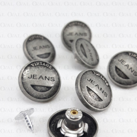 Guzik do jeansu na gwóźdź PAKIET 10szt, nr 5146