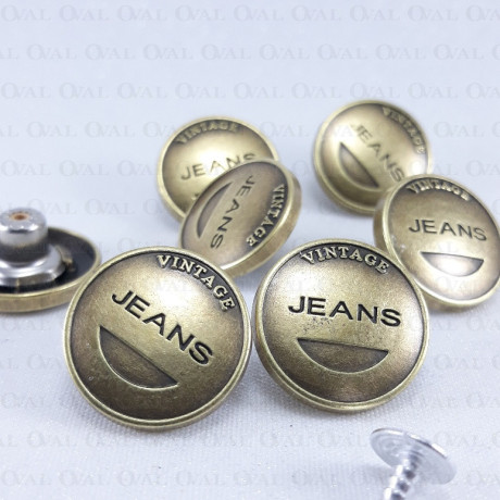 Guzik do jeansu na gwóźdź PAKIET 10szt, nr 5147