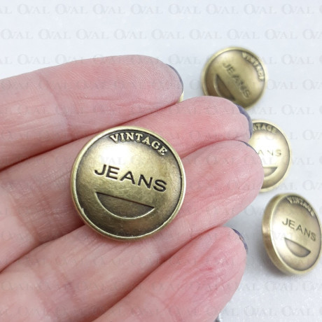 Guzik do jeansu na gwóźdź PAKIET 10szt, nr 5147