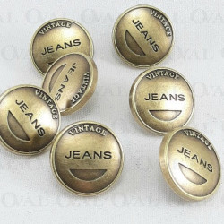 Guzik do jeansu na gwóźdź PAKIET 10 lub 100szt, nr 5147 Guzik do jeansu na gwóźdź PAKIET 10 lub 100szt, nr 5147