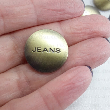 Guzik do jeansu na gwóźdź PAKIET 10szt, nr 5148