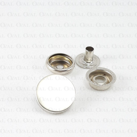 Napy 15mm/ 100szt srebrne 5151