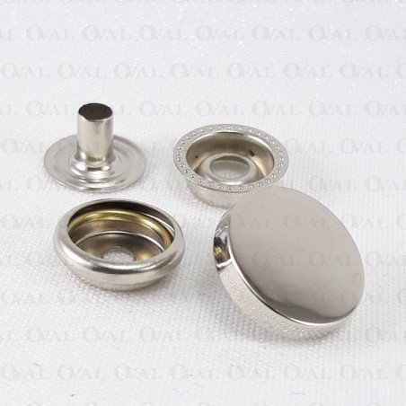 Napy 15mm/ 100szt srebrne 5151