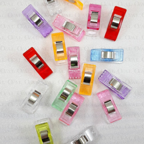 Klipsy , spinacze kolorowe 10szt 5179