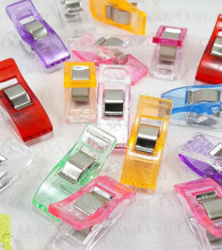 Klipsy , spinacze kolorowe 10szt 5179