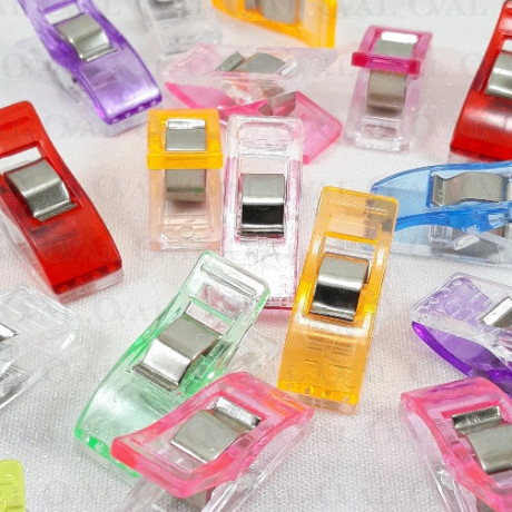 Klipsy , spinacze kolorowe 10szt 5179